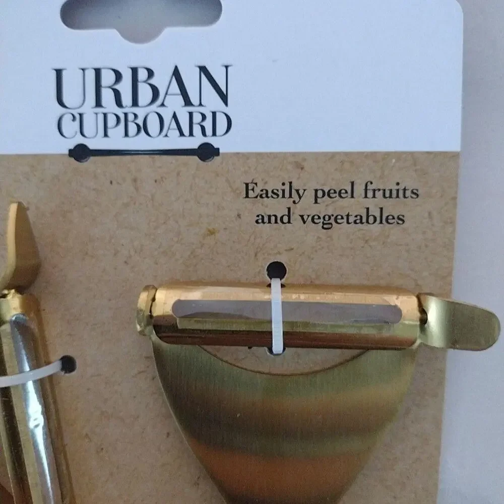 Urban Cupboard Beechwood Vegetable Peelers Set Of 2 Wood Brown Kitchen Tool